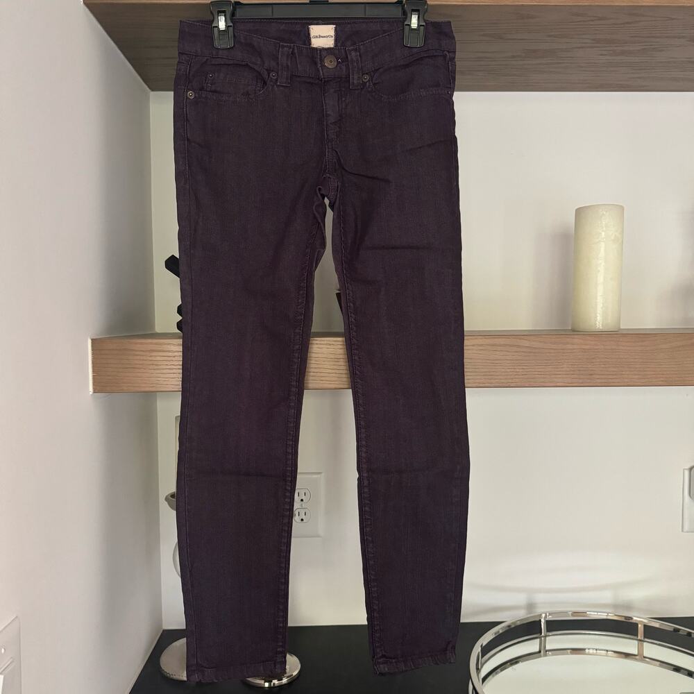 G.H. Bass & Company Fitted, Skinny Jeans in Washed Purple
